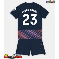 Camisa de Futebol Tottenham Hotspur Pedro Porro #23 Equipamento Secundário Infantil 2026-27 Manga Curta (+ Calças curtas)